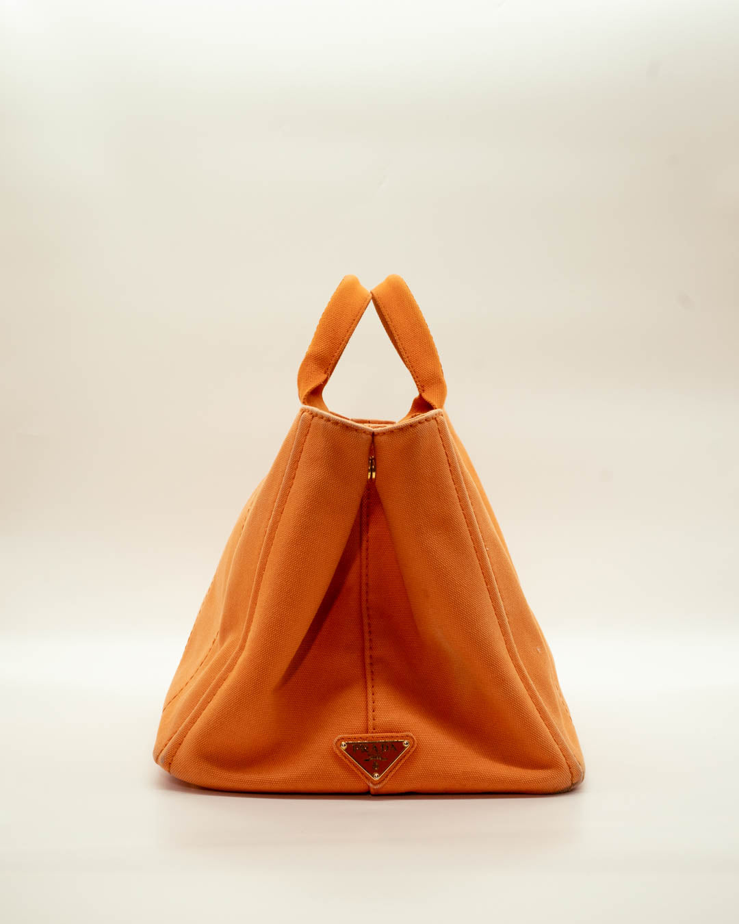 Prada Orange Canapa Canvas Large