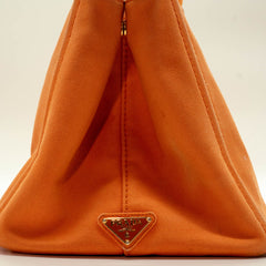Prada Orange Canapa Canvas Large thumbnail 8