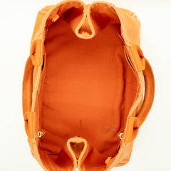 Prada Orange Canapa Canvas Large thumbnail 15