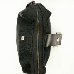 Fendi Black Zucchino Canvas Forever Hobo Bag thumbnail 8