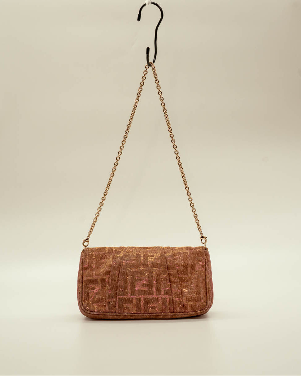 Fendi Glitter Mia Pochette Bag