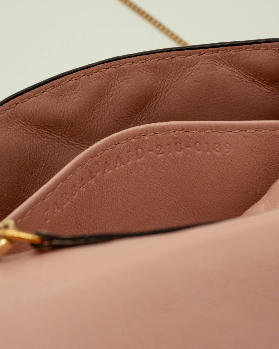 Fendi Nano Baguette Charm Pink FF