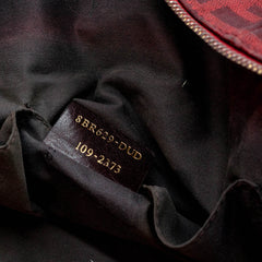 Fendi Red Zucca Large Shoulder Bag thumbnail 12