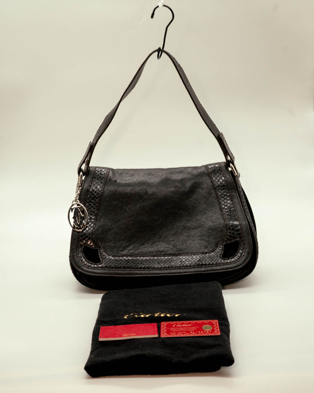 Cartier Leather Marcello Bag Large