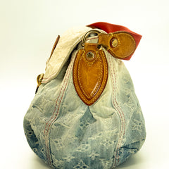Louis Vuitton Blue Monogram Denim Sunray Shoulder Bag thumbnail 7