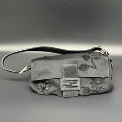 Fendi Baguette Floral Applique & Pony thumbnail 2