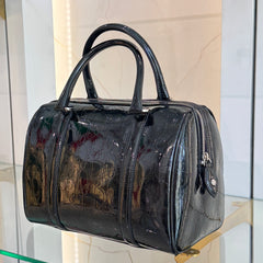 Dior Oblique Metallic Patent Leather Boston thumbnail 2