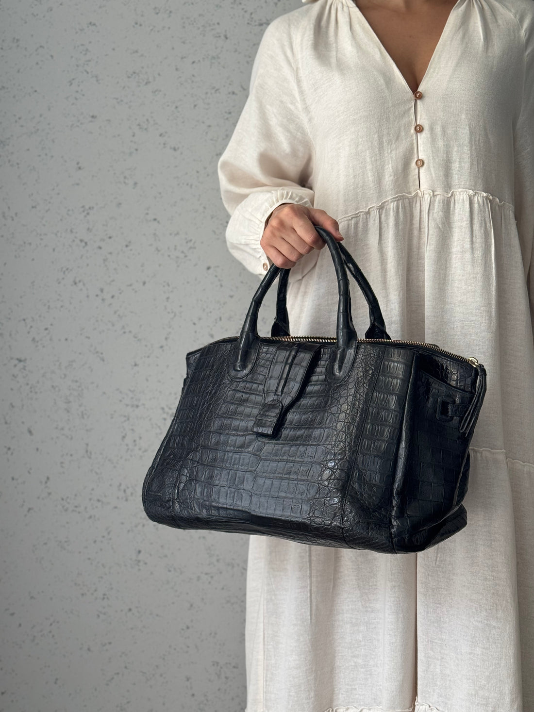 Nancy Gonzalez Crocodile Satchel