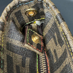 Fendi Borsa Zucca Canvas Shopper Tote thumbnail 11