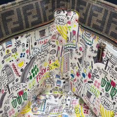 Fendi Borsa Zucca Canvas Shopper Tote thumbnail 22