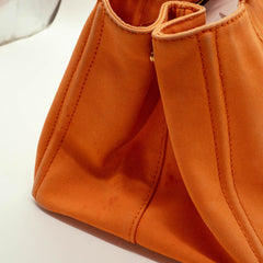 Prada Orange Canapa Canvas Large thumbnail 5