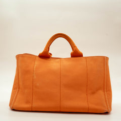 Prada Orange Canapa Canvas Large thumbnail 6