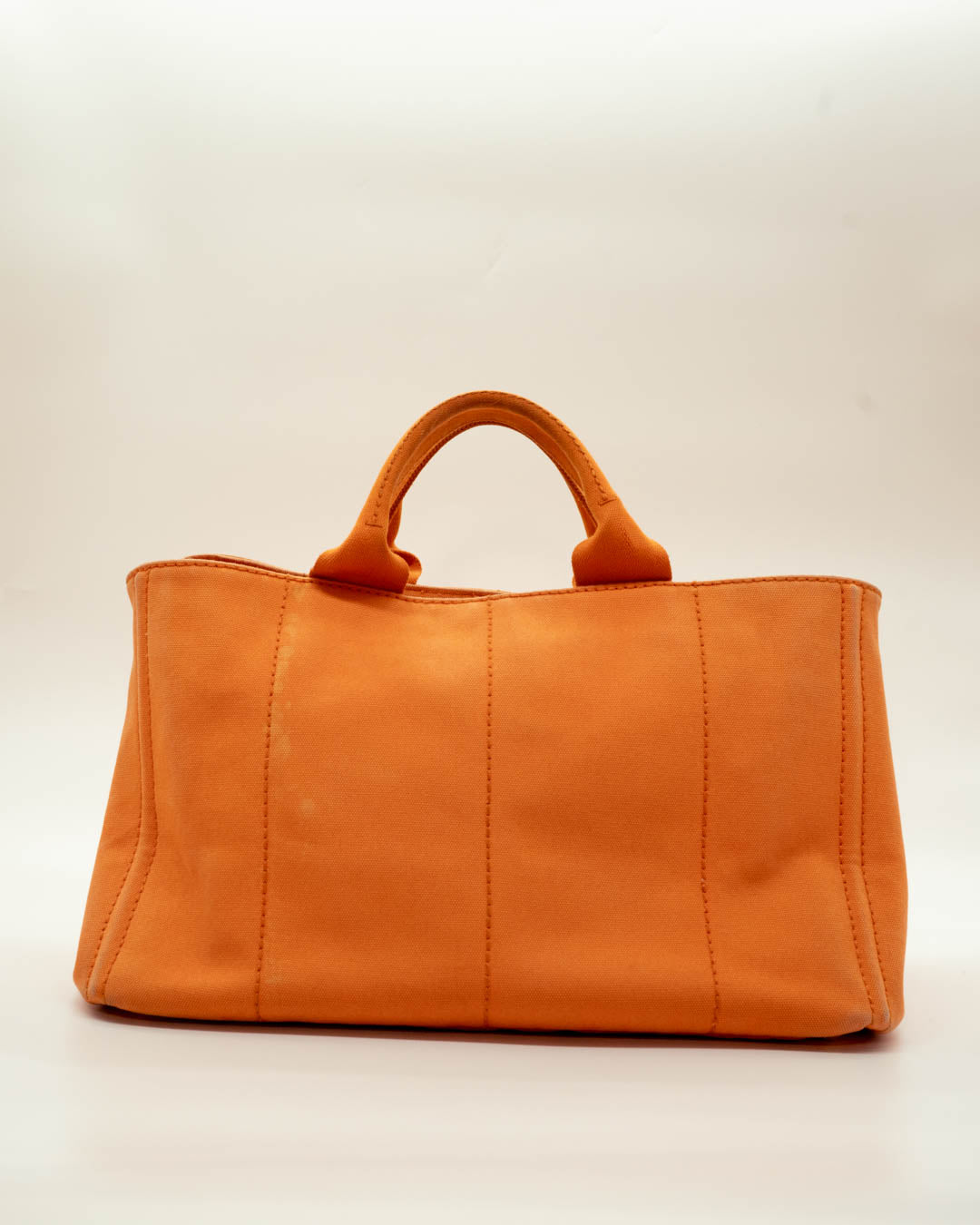 Prada Orange Canapa Canvas Large