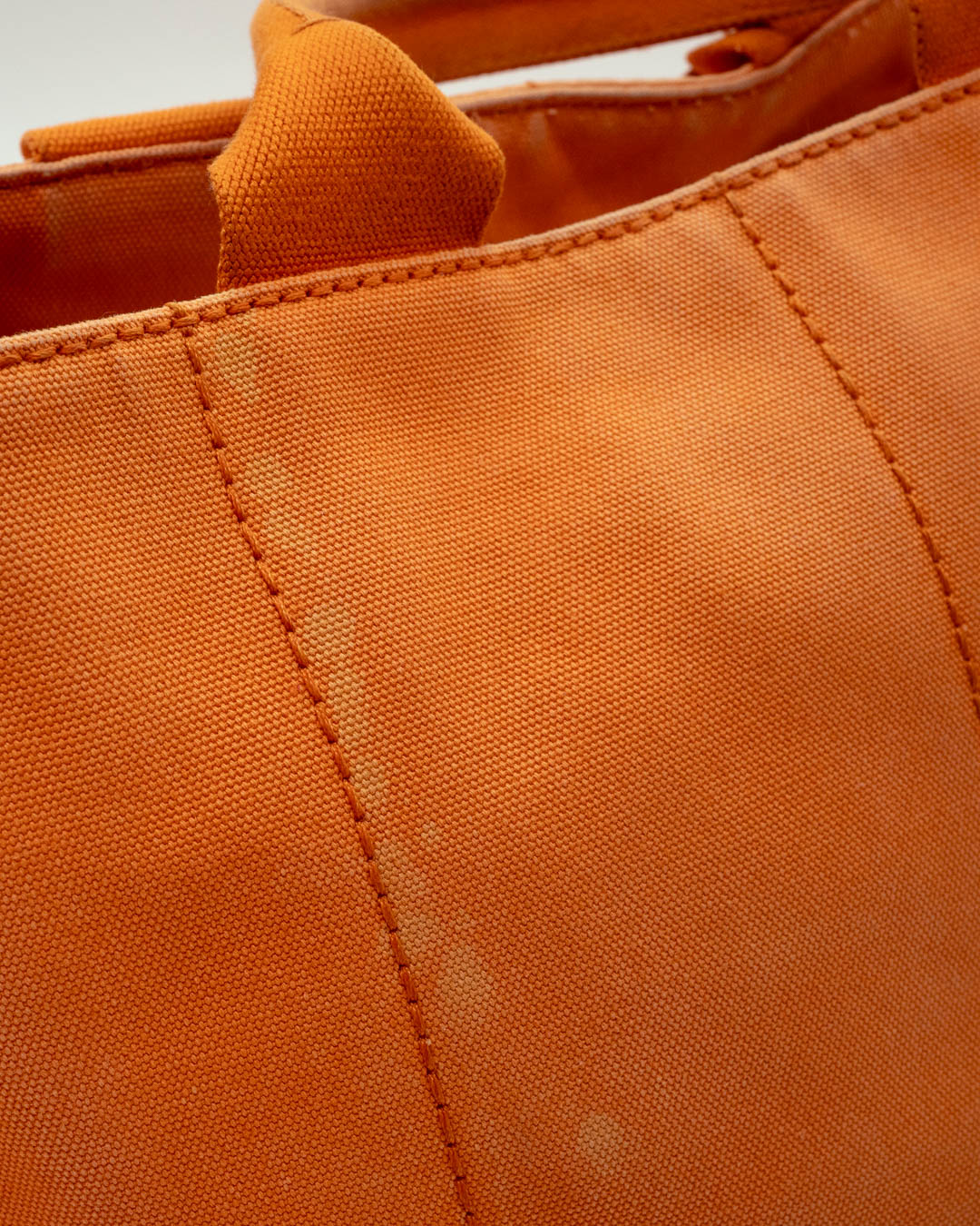 Prada Orange Canapa Canvas Large