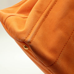 Prada Orange Canapa Canvas Large thumbnail 12