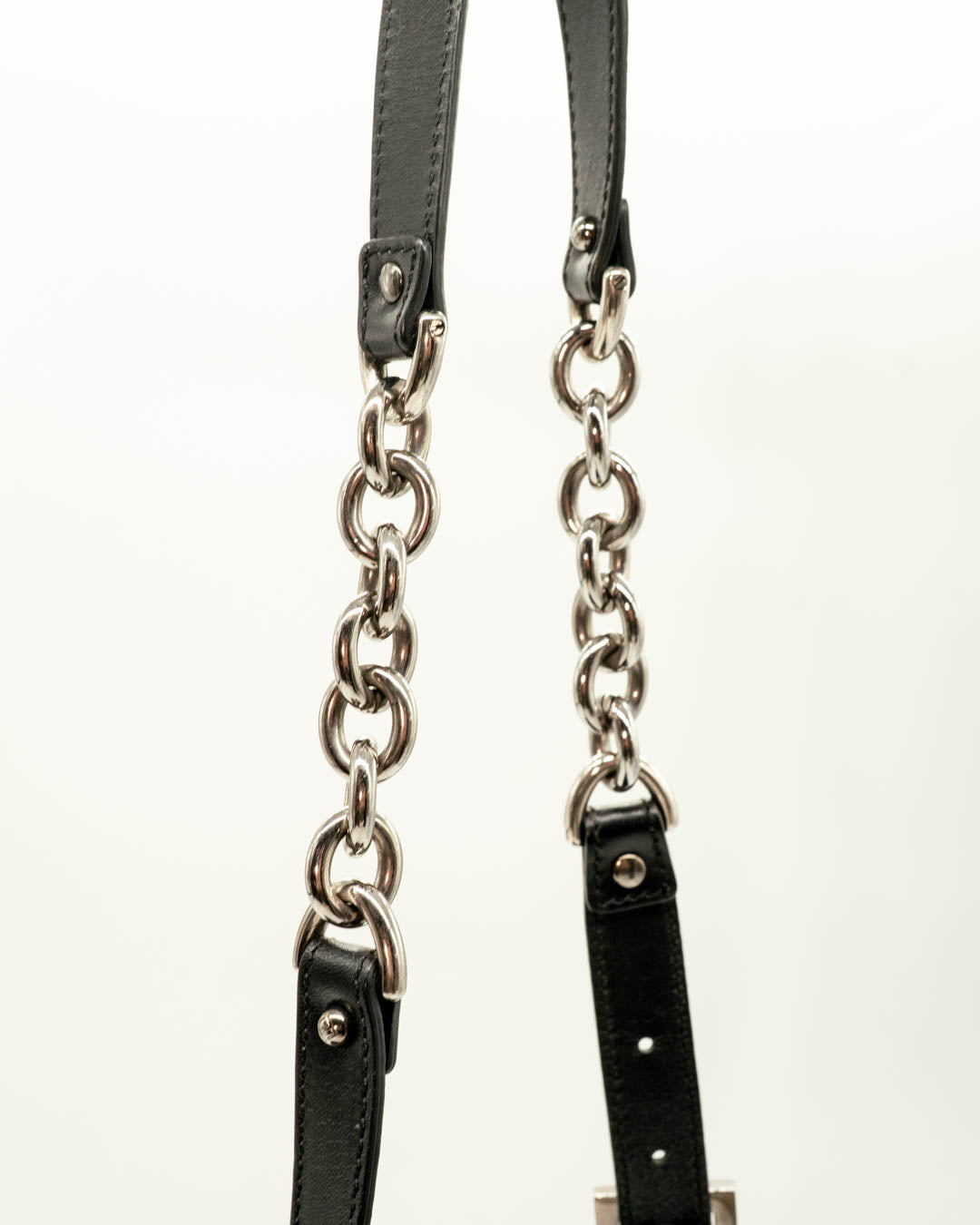 Fendi Black Zucchino Canvas Forever Hobo Bag