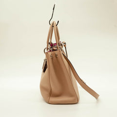 Christian Dior Beige Leather Diorissimo Tote Bag thumbnail 5