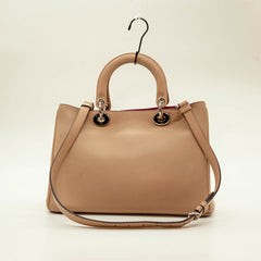 Christian Dior Beige Leather Diorissimo Tote Bag thumbnail 4