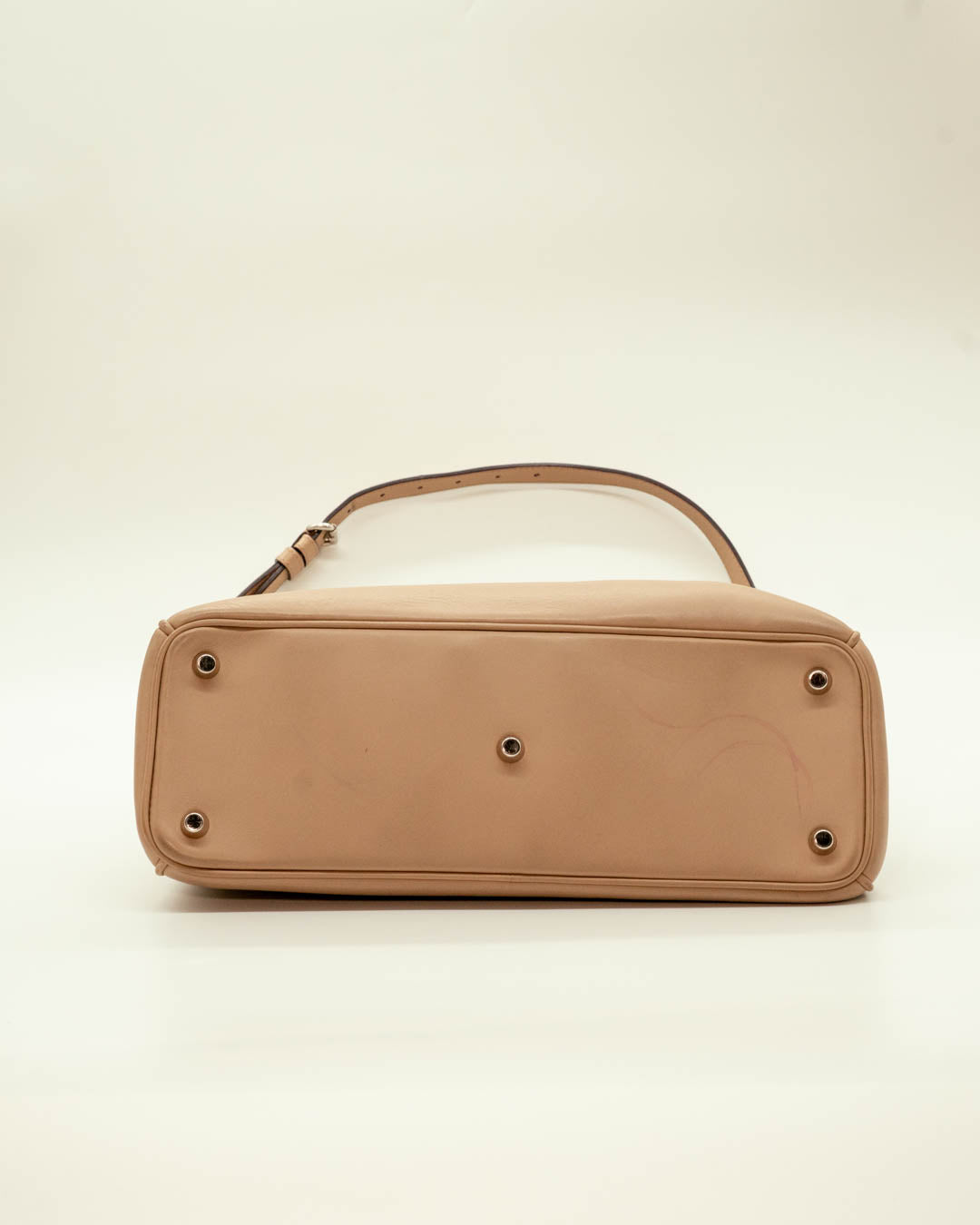 Christian Dior Beige Leather Diorissimo Tote Bag
