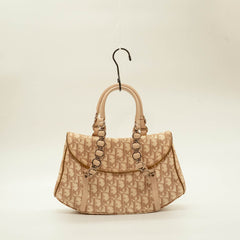 Dior Romantique Coated Canvas Chain Trotter Flap Bag thumbnail 6