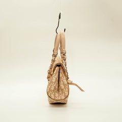 Dior Romantique Coated Canvas Chain Trotter Flap Bag thumbnail 7