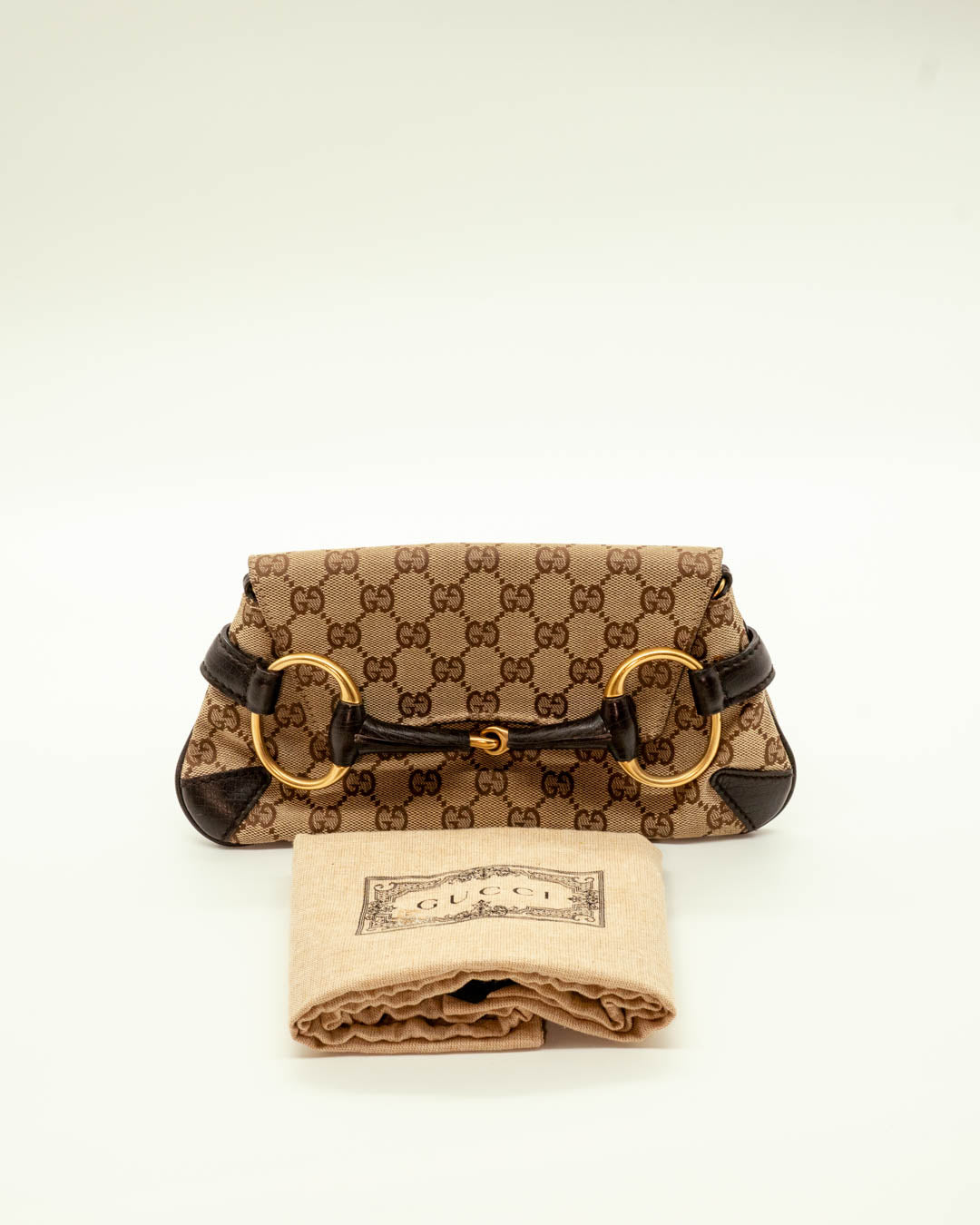 Gucci GG Horsebit Clutch