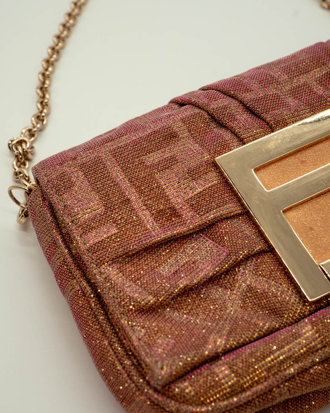 Fendi Glitter Mia Pochette Bag