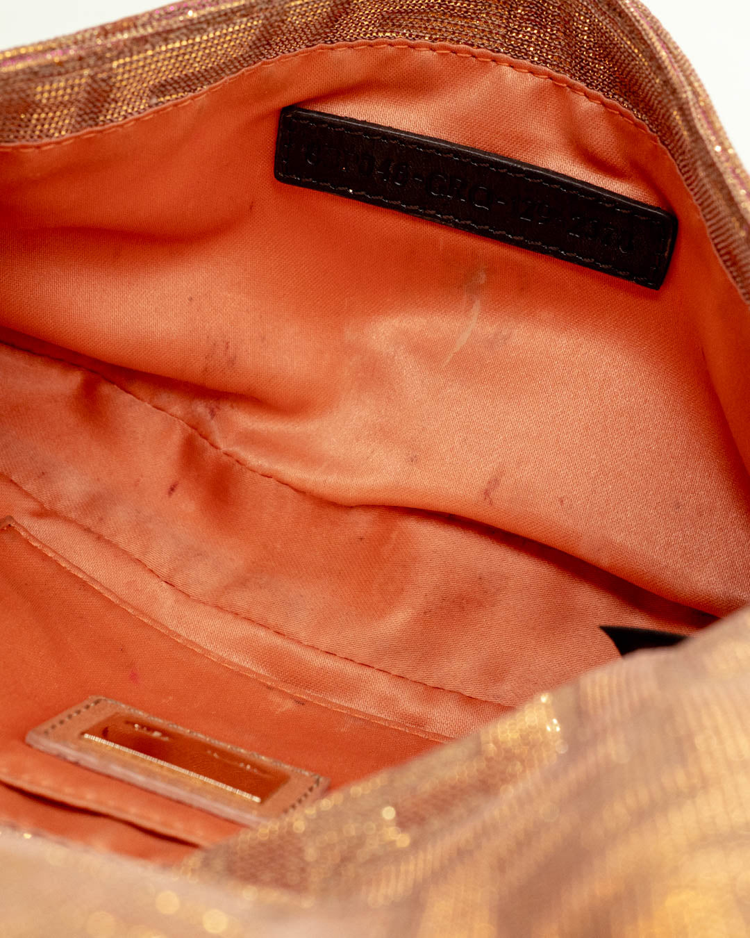 Fendi Glitter Mia Pochette Bag
