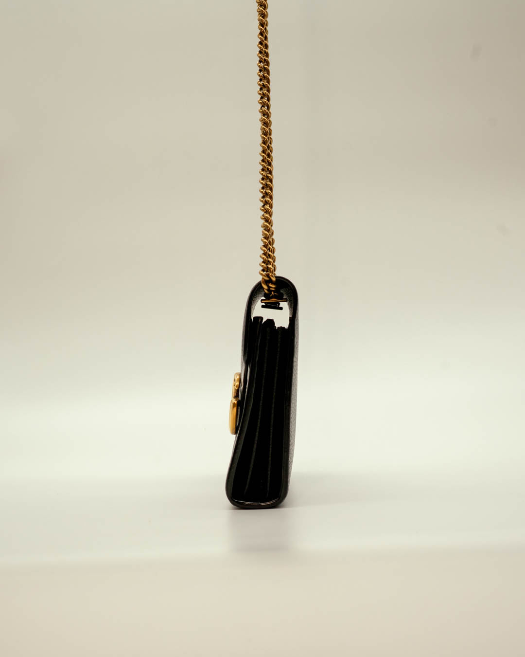 Gucci Marmont GG Leather Wallet on Chain