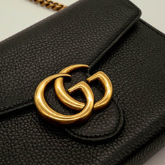 Gucci Marmont GG Leather Wallet on Chain thumbnail 8