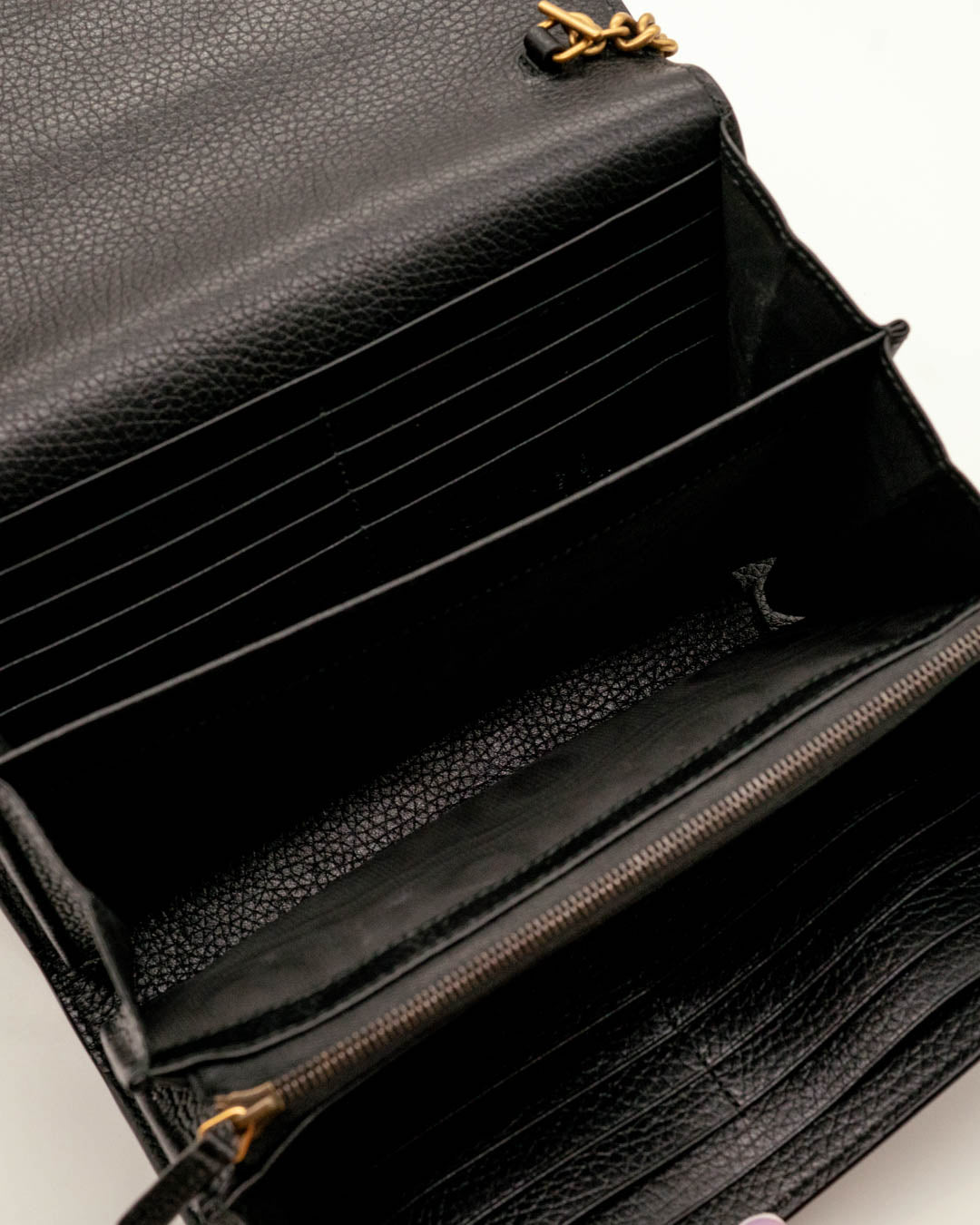 Gucci Marmont GG Leather Wallet on Chain