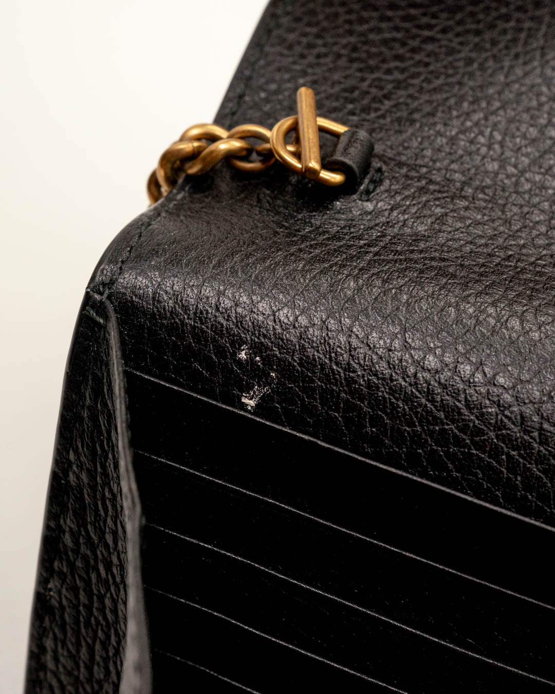 Gucci Marmont GG Leather Wallet on Chain