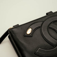 Chanel Black Leather CC Mania Double Zip Waist Belt Bag thumbnail 7