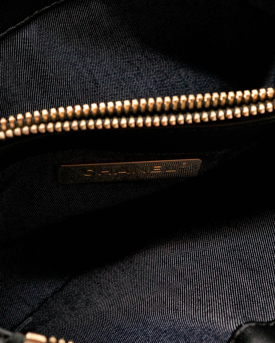Chanel Black Leather CC Mania Double Zip Waist Belt Bag