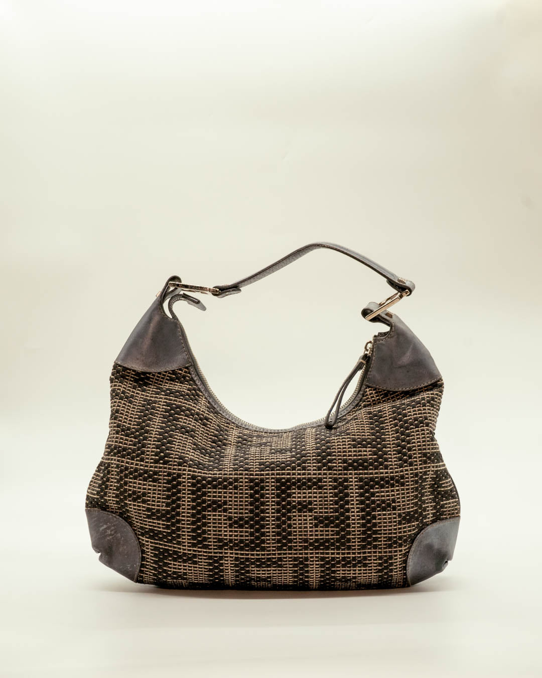 Fendi Grey Hobo