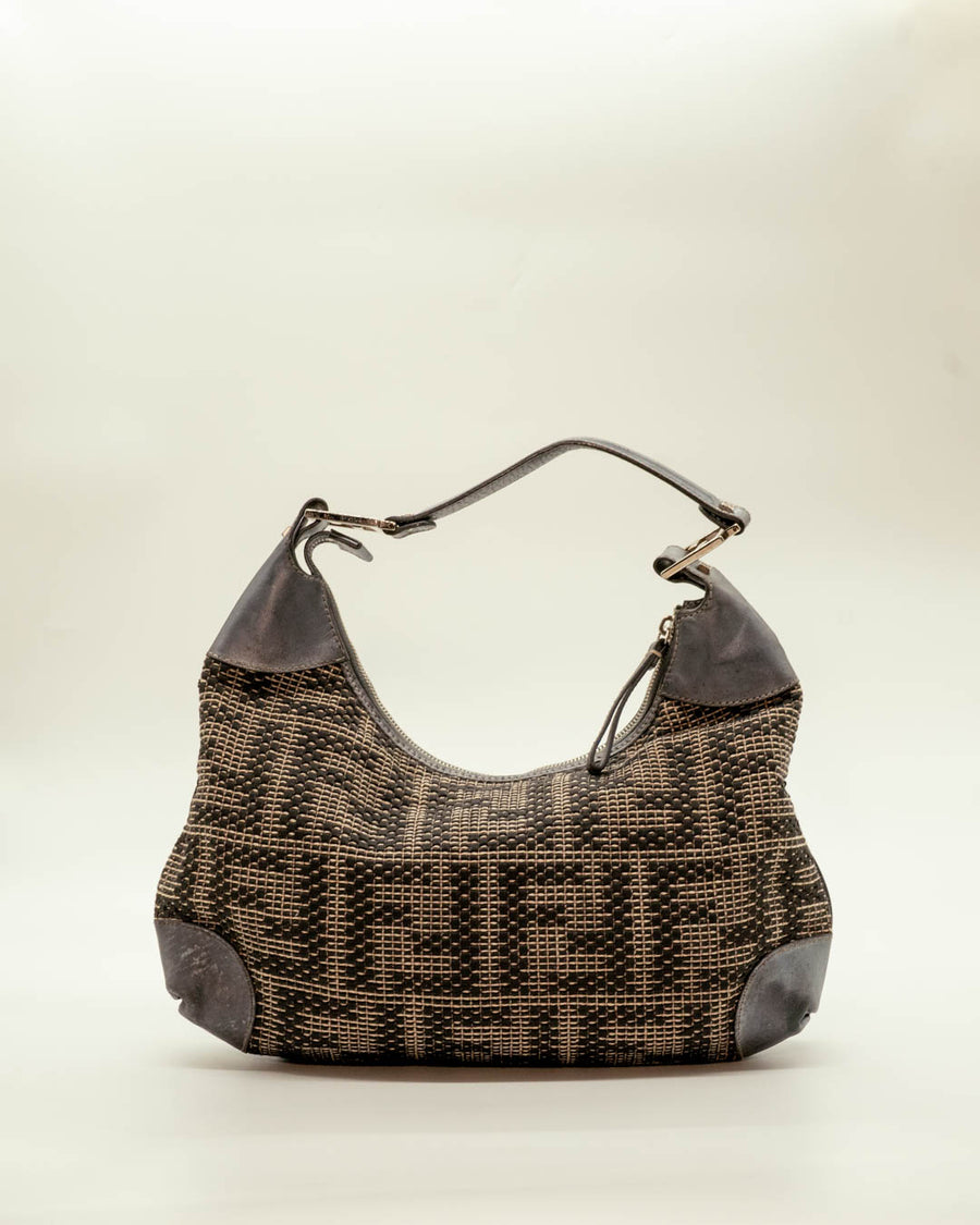 Fendi Grey Hobo