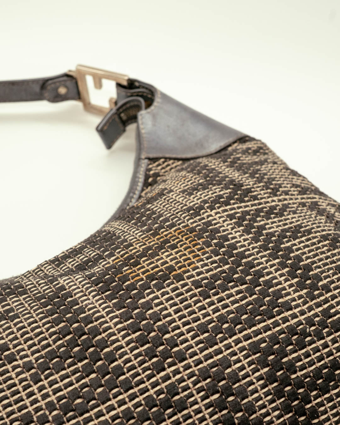 Fendi Grey Hobo