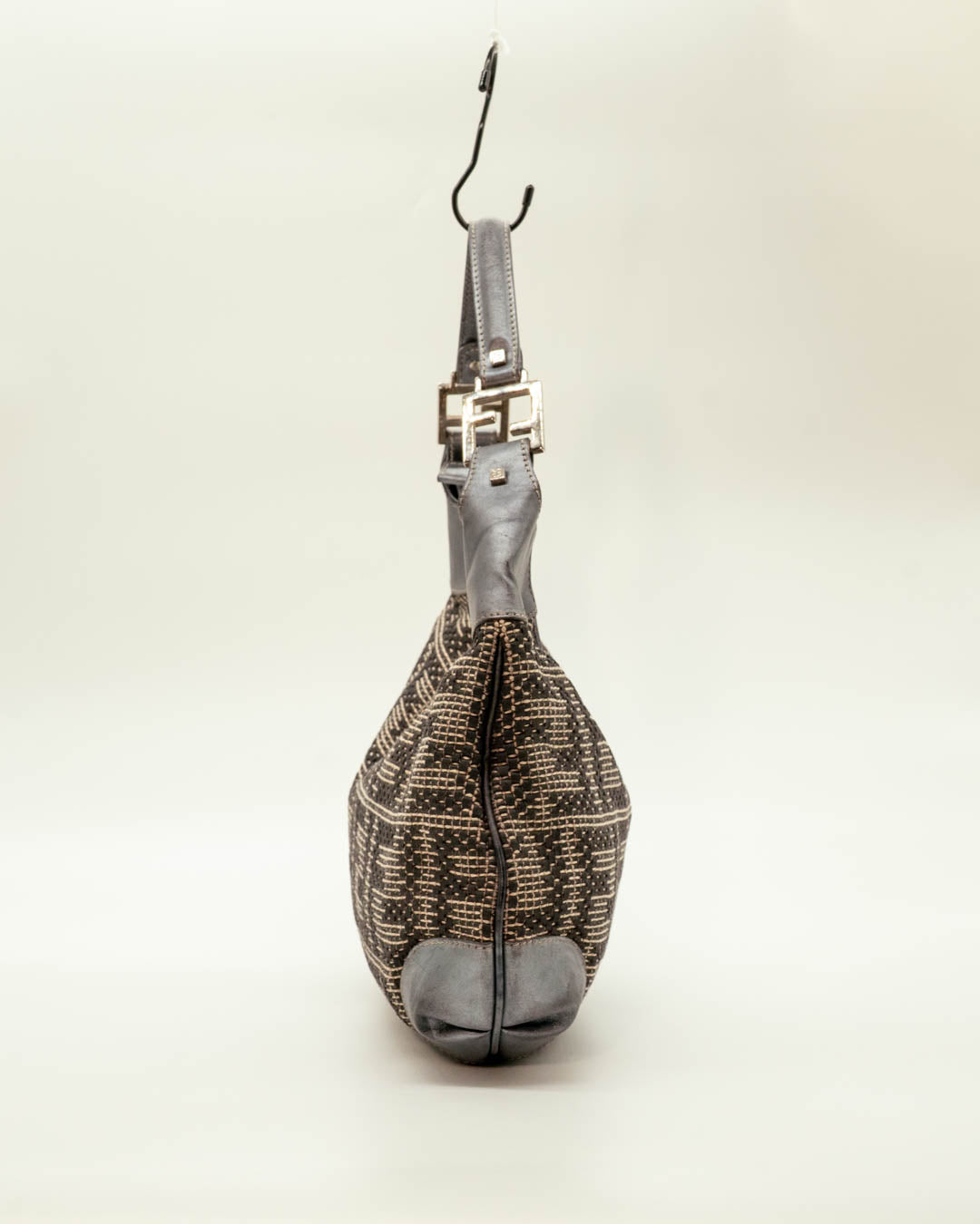 Fendi Grey Hobo