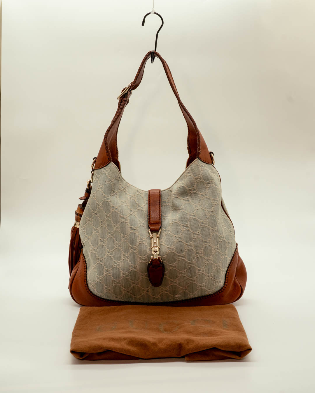 Gucci Jackie Denim Hobo Bag
