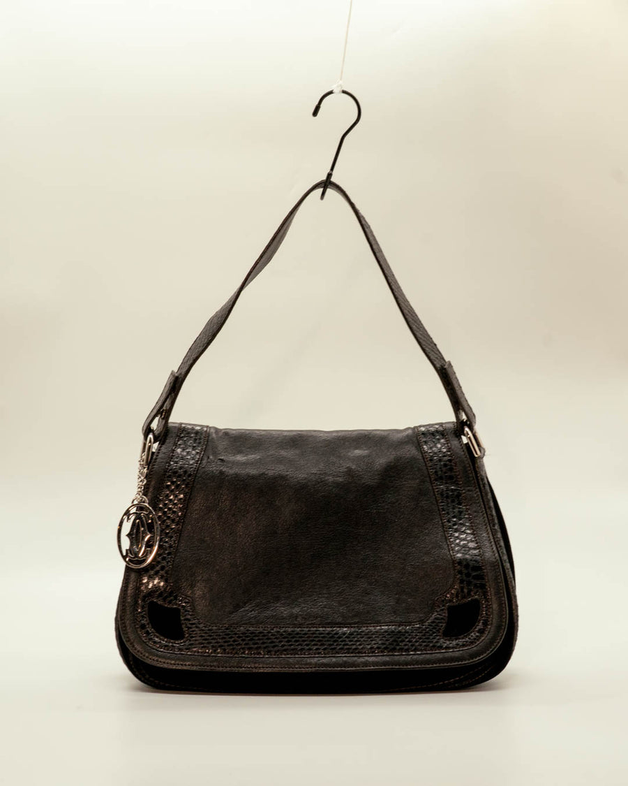 Cartier Leather Marcello Bag Large