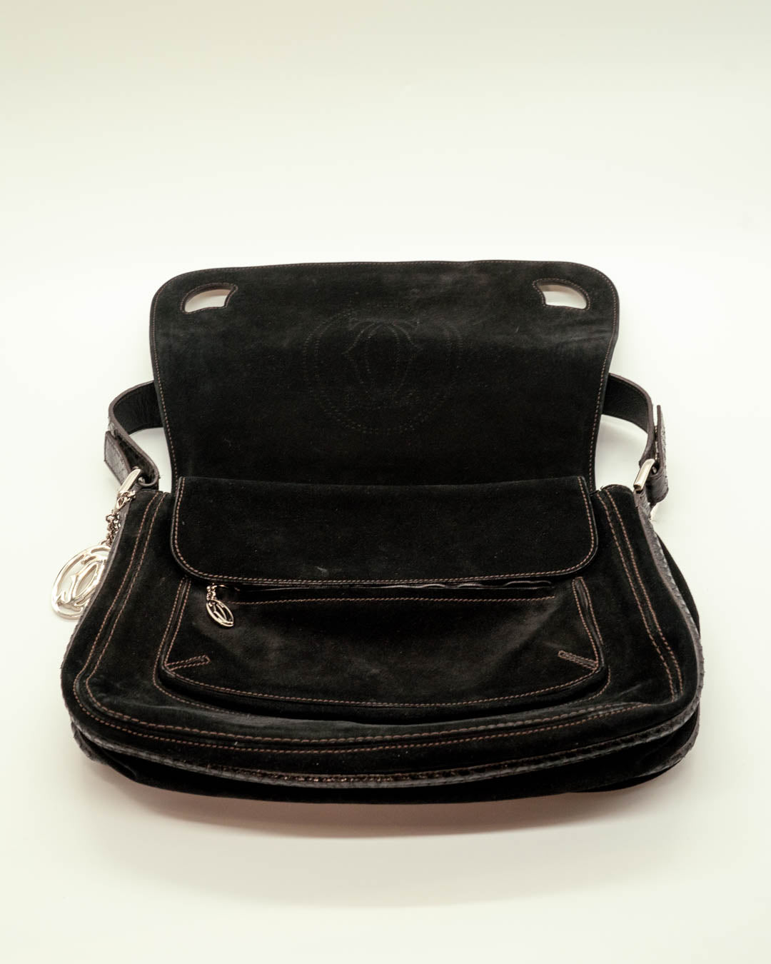 Cartier Leather Marcello Bag Large