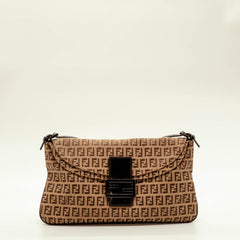 Fendi Zucchino Double Flap Baguette thumbnail 1