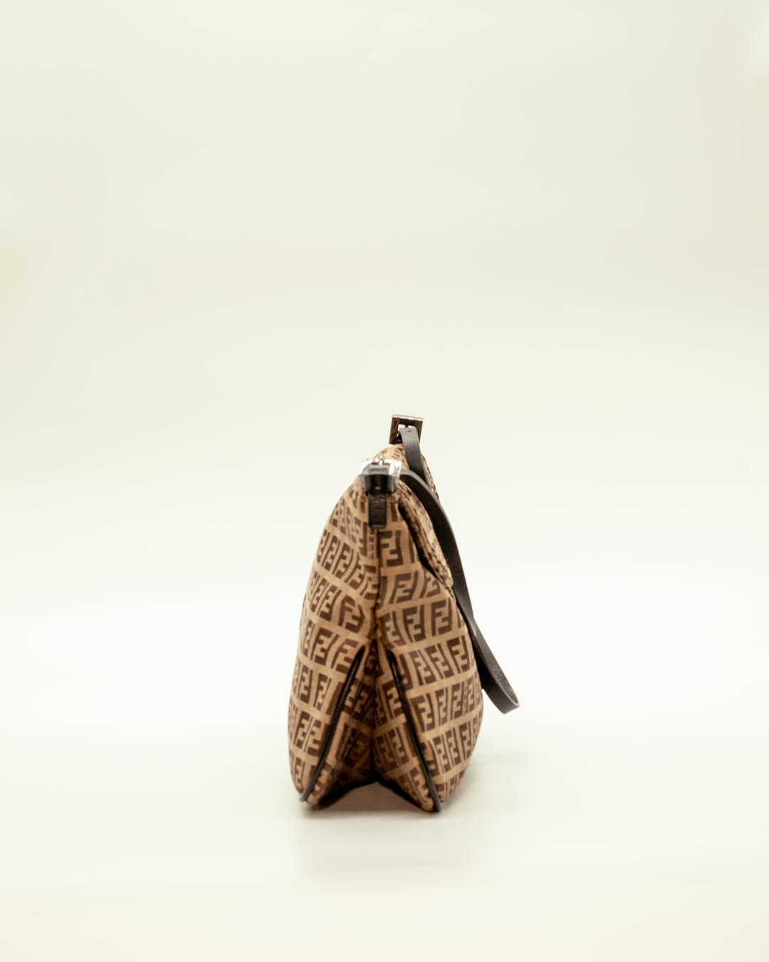 Fendi Zucchino Double Flap Baguette