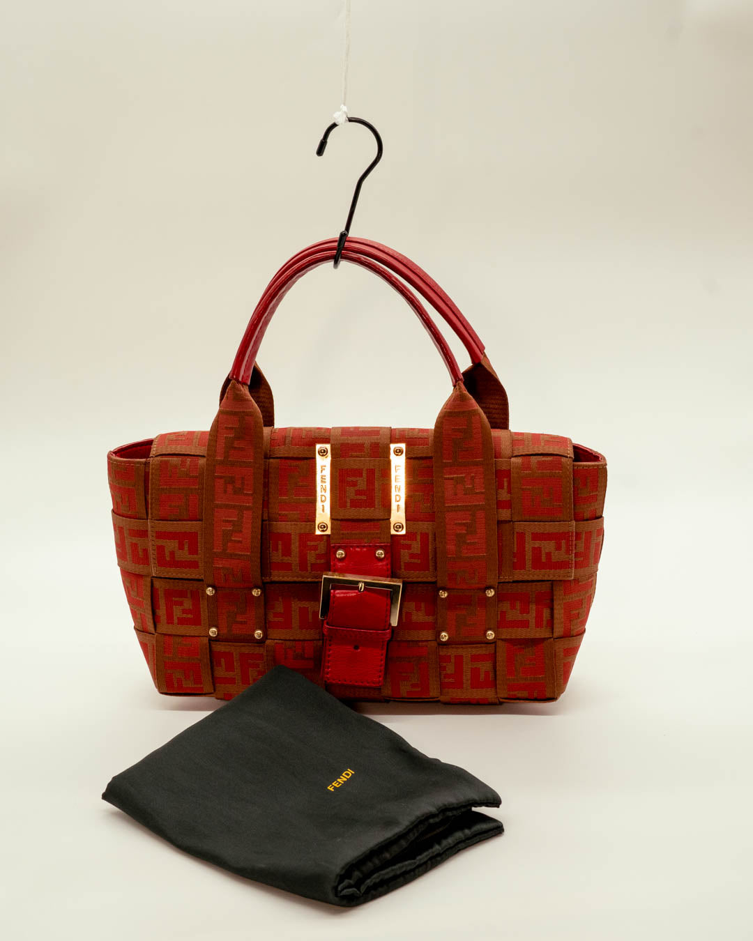 Fendi Woven Crossword Bag