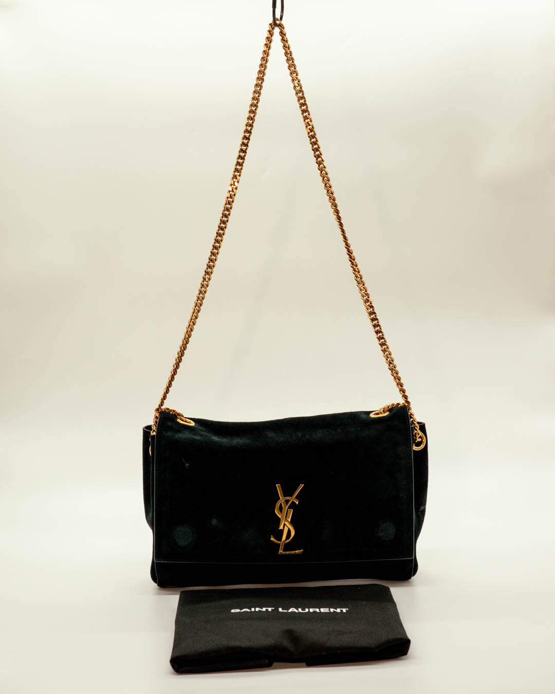 Saint Laurent Reversible Kate Leather/Suede