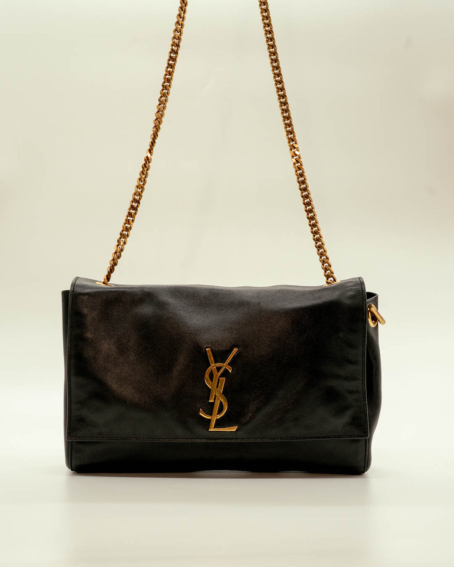 Saint Laurent Reversible Kate Leather/Suede