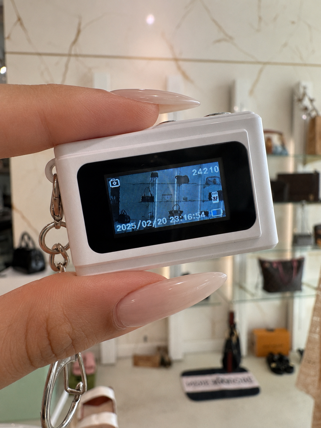 Mini Digital Camera Keychain