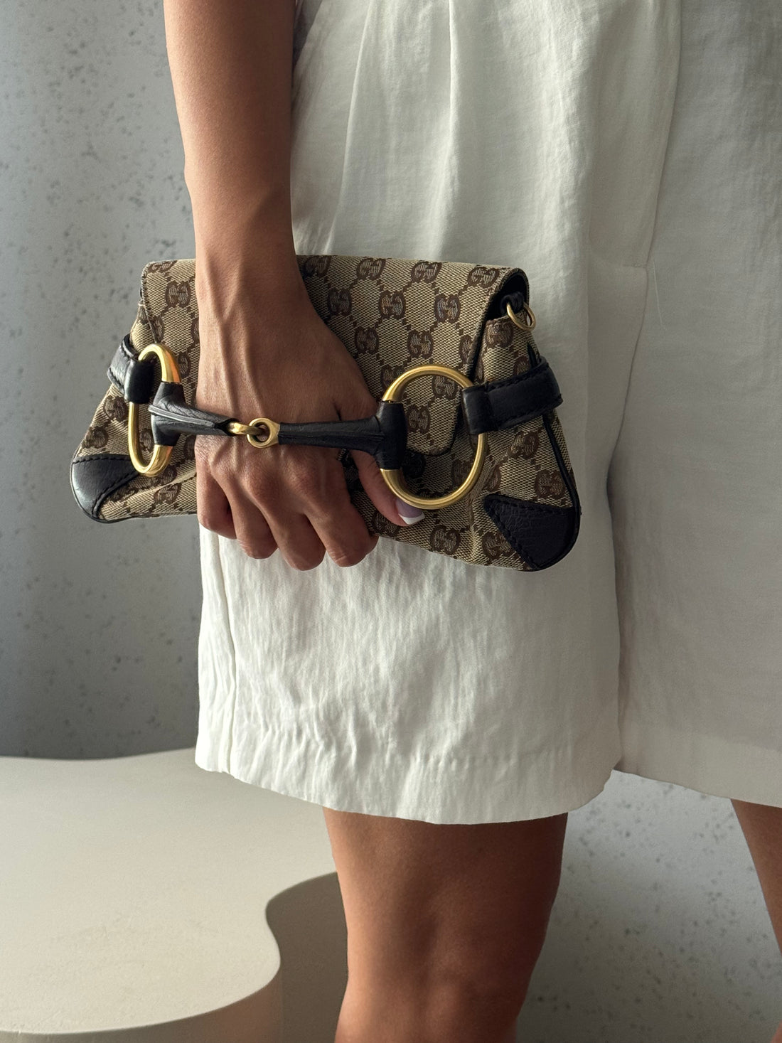 Gucci GG Horsebit Clutch