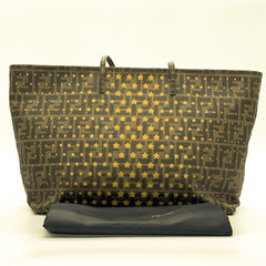 Fendi Brown/Gold Zucca Tote thumbnail 3