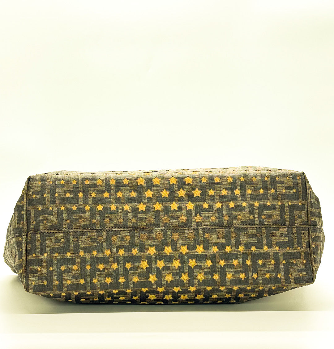 Fendi Brown/Gold Zucca Tote
